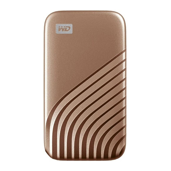 WD My Passport 500 GB SSD externý 2.5" 5R, zlatý WDBAGF5000AGD-WESN