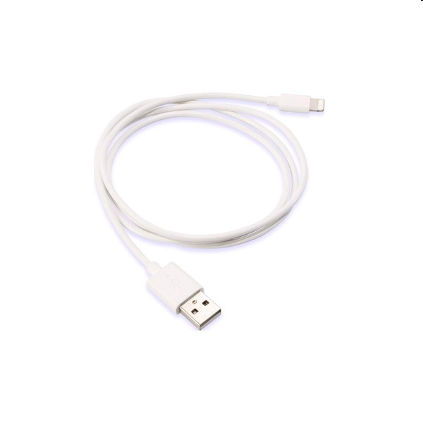 Kábel USBLightning, 0,2 m, biely 990.547-999