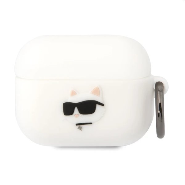 E-shop Karl Lagerfeld 3D Logo NFT Choupette Head silikónový obal pre Apple AirPods Pro, biely 57983112335