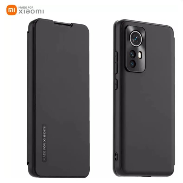 Knižkové puzdro Made for Xiaomi pre Xiaomi 12/12X, čierna