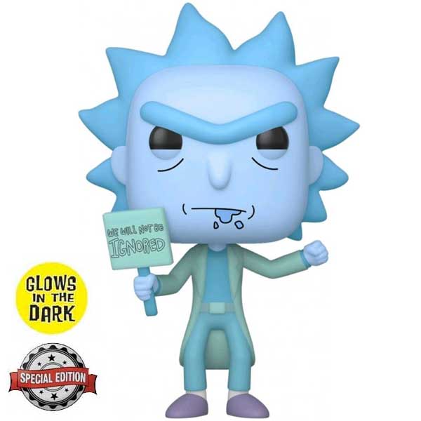 POP! Animation: Hologram Rick Clone (Rick & Morty) Special Edition (Glows in The Dark)