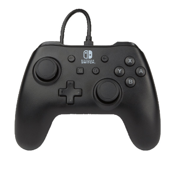 PowerA Wired Controller for Nintendo Switch, Matte Black - OPENBOX (Rozbalený tovar s plnou zárukou)