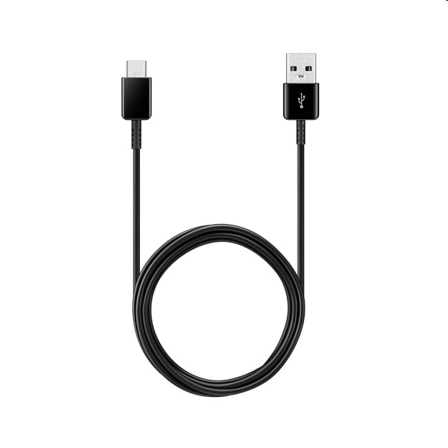 E-shop Samsung dátový kábel USB-A na USB-C 2 ks v balení, 1,5m, čierny EP-DG930MBEGWW