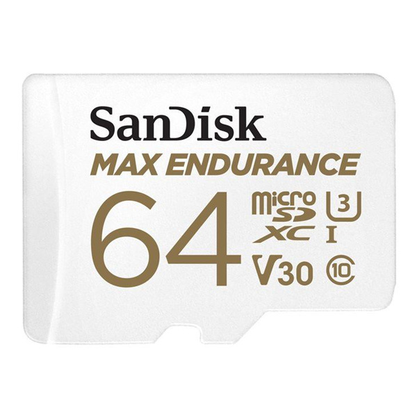 SanDisk MAX ENDURANCE microSDXC 64 GB s adaptérom