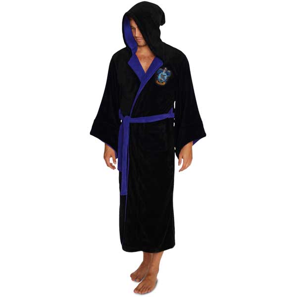 Župan Bathrobe Ravenclaw Fleece Black Blue (Harry Potter)