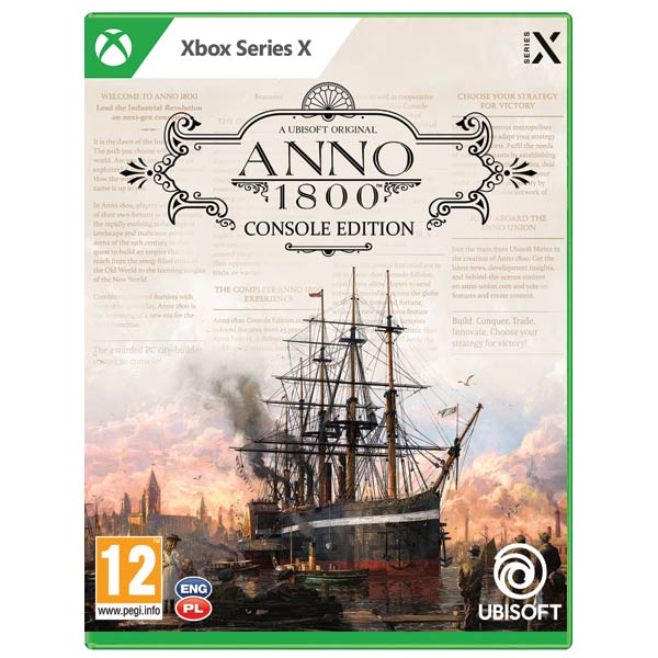 Anno 1800 (Console Edition) [XBOX Series X] - BAZÁR (použitý tovar)