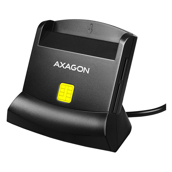 AXAGON CRE-SM2 USB smart karty & SD/microSD/SIM čítačka kariet