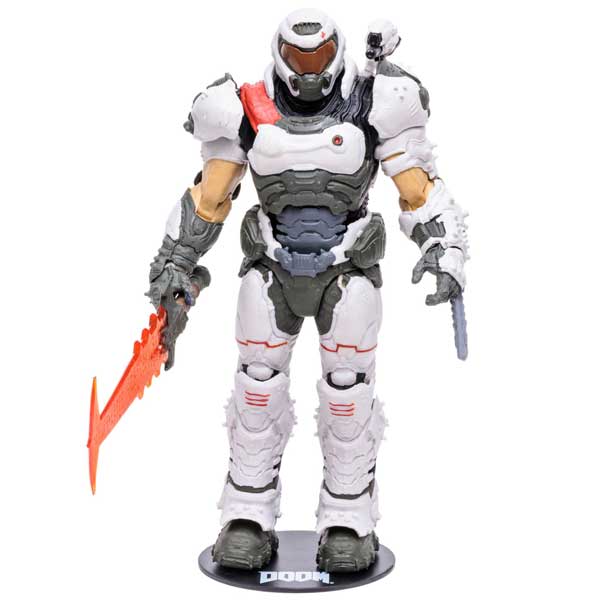 Figúrka Doom Slayer White Armor Gold Label Series (Doom Eternal)