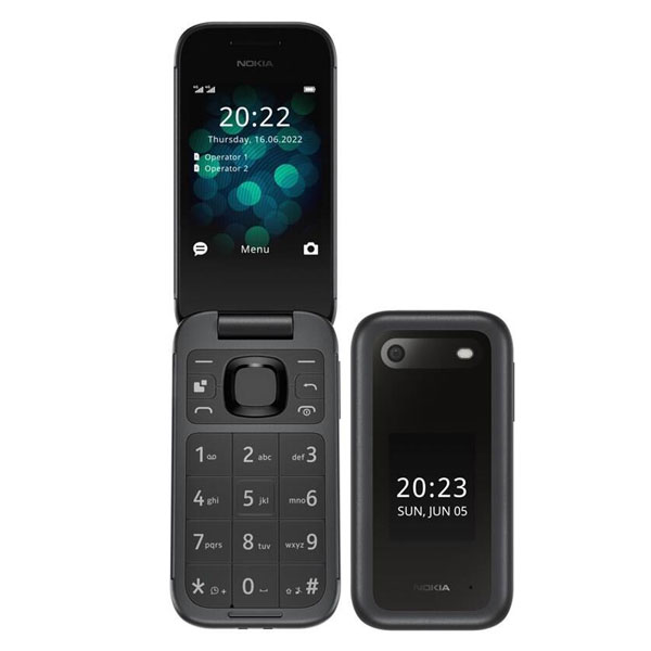 Nokia 2660 Flip Dual SIM, čierna