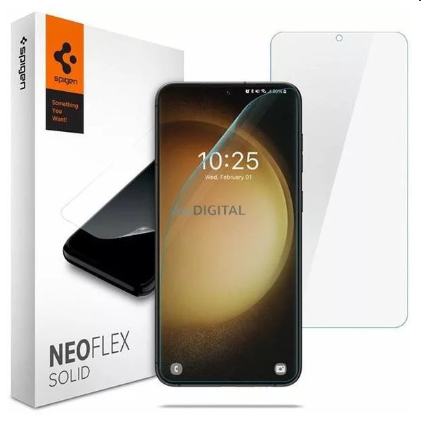 Ochranná fólia Spigen Film Neo Flex pre Samsung Galaxy S23, 2 kusy