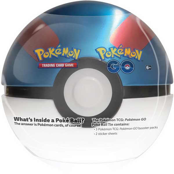 PKM Go Ball Tin White Blue (Pokémon) - OPENBOX (Rozbalený tovar s plnou zárukou)