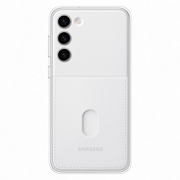 Puzdro Frame Cover pre Samsung Galaxy S23 Plus, white