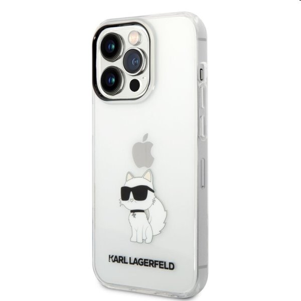 Zadný kryt Karl Lagerfeld IML Choupette NFT pre Apple iPhone 14 Pro Max, transparentná