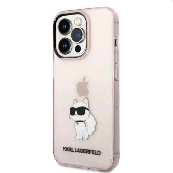 Puzdro Karl Lagerfeld IML Choupette NFT pre Apple iPhone 14 Pro, ružové 57983112432