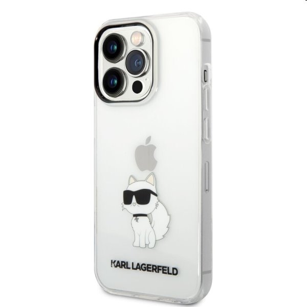 Zadný kryt Karl Lagerfeld IML Choupette NFT pre Apple iPhone 14 Pro, transparentná