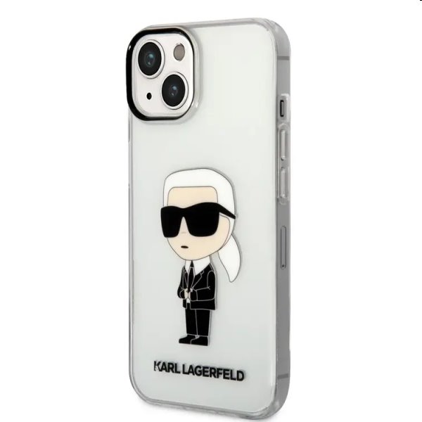 Zadný kryt Karl Lagerfeld IML Ikonik NFT pre Apple iPhone 14 Plus, transparentná