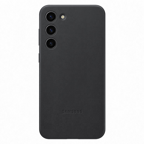 Puzdro Leather Cover pre Samsung S23 Plus, black EF-VS916LBEGWW