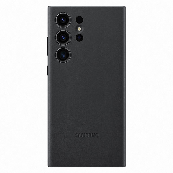 Puzdro Leather Cover pre Samsung S23 Ultra, black Puzdro Leather Cover pre Samsung S23 Ultra, black