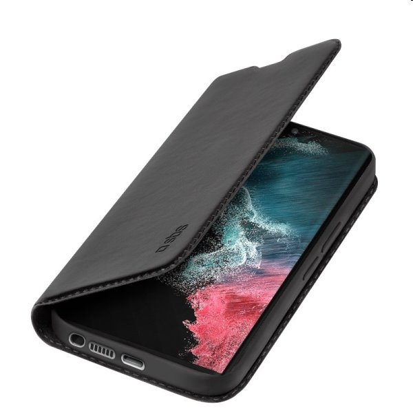 Puzdro SBS Book Wallet Lite pre Samsung Galaxy S23 Ultra, čierne