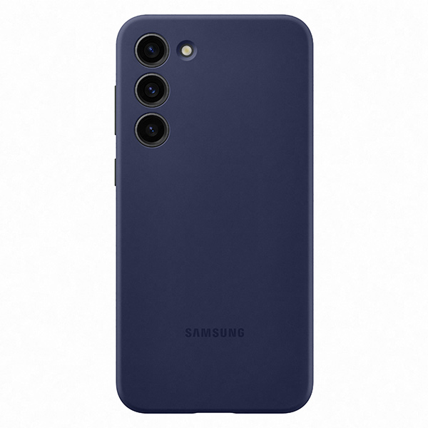 Zadný kryt Silicone Cover pre Samsung Galaxy S23 Plus, tmavo modrá