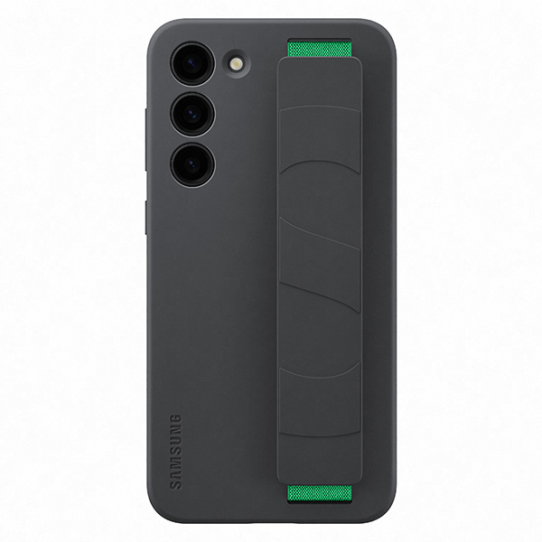 Puzdro Silicone Grip Cover pre Samsung Galaxy S23 Plus, black