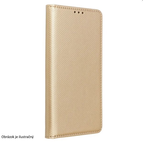 Knižkové puzdro Smart Case Book pre Motorola Moto G62, zlatá