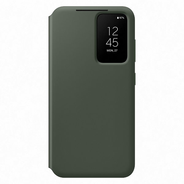 Puzdro Smart View Wallet pre Samsung Galaxy S23, green EF-ZS911CGEGWW