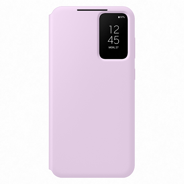 Puzdro Smart View Wallet pre Samsung Galaxy S23 Plus, lavender