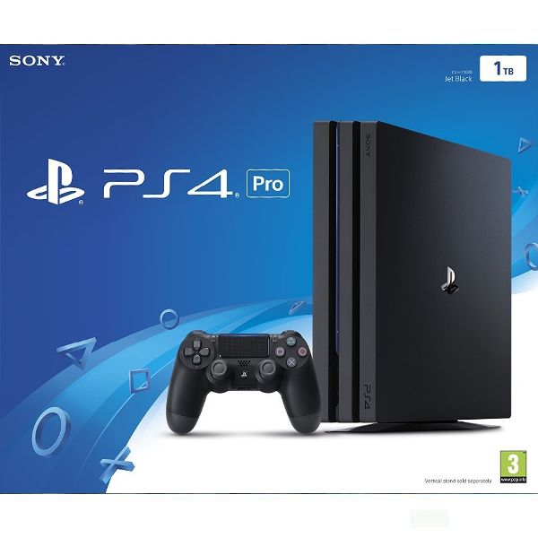 Sony PlayStation 4 Pro 1TB, jet black SN - BAZÁR (použitý tovar , zmluvná záruka 12 mesiacov)