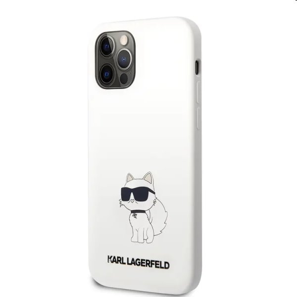 Zadný kryt Karl Lagerfeld Liquid Silicone Choupette NFT pre Apple iPhone 12/12 Pro, biela Zadný kryt Karl Lagerfeld Liquid Silicone Choupette NFT pre Apple iPhone 12/12 Pro, biela