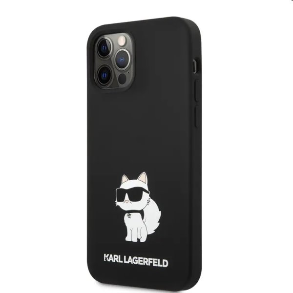 Zadný kryt Karl Lagerfeld Liquid Silicone Choupette NFT pre Apple iPhone 12/12 Pro, čierna Zadný kryt Karl Lagerfeld Liquid Silicone Choupette NFT pre Apple iPhone 12/12 Pro, čierna
