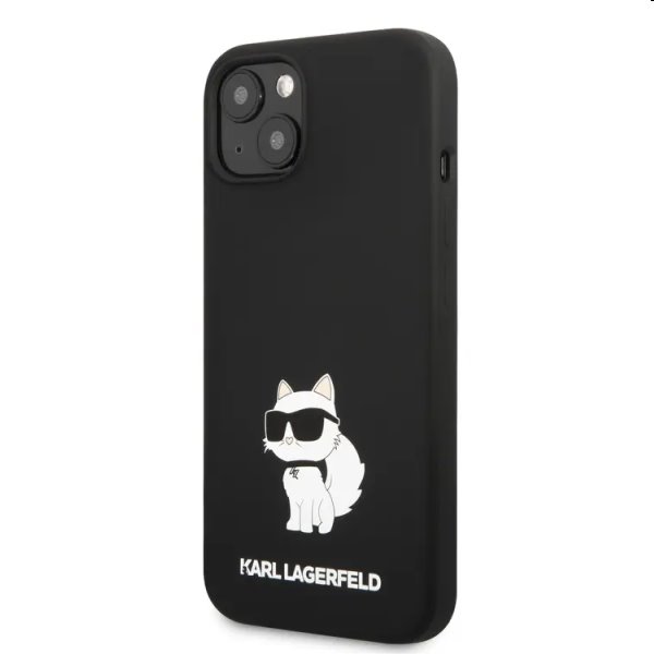 Zadný kryt Karl Lagerfeld Liquid Silicone Choupette NFT pre Apple iPhone 13, čierna Zadný kryt Karl Lagerfeld Liquid Silicone Choupette NFT pre Apple iPhone 13, čierna
