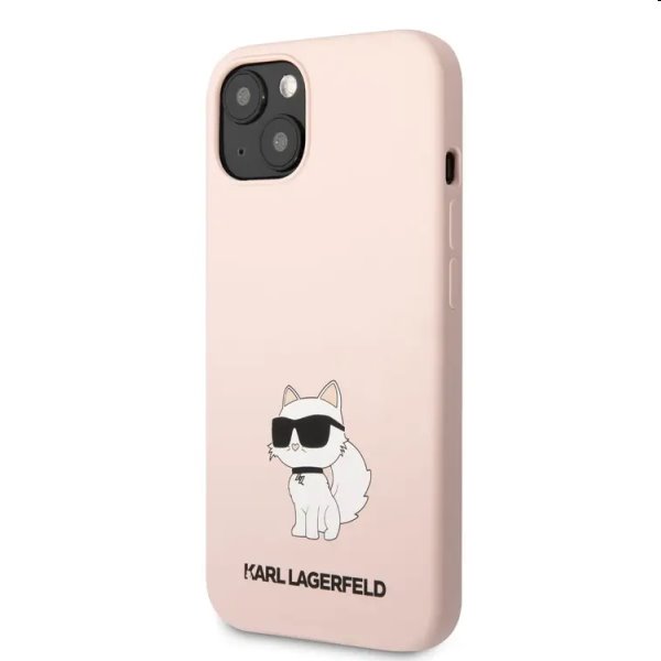 Zadný kryt Karl Lagerfeld Liquid Silicone Choupette NFT pre Apple iPhone 13, ružové 57983112411