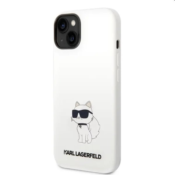 Zadný kryt Karl Lagerfeld Liquid Silicone Choupette NFT pre Apple iPhone 14, biela Zadný kryt Karl Lagerfeld Liquid Silicone Choupette NFT pre Apple iPhone 14, biela