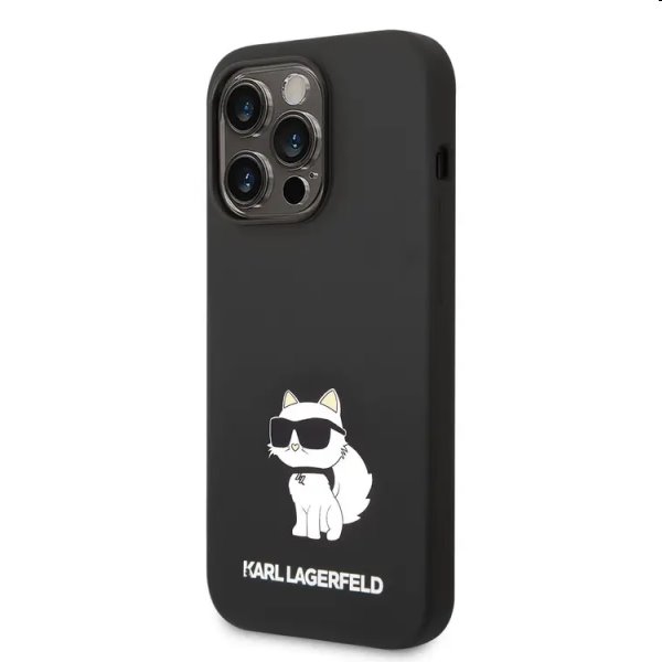 Zadný kryt Karl Lagerfeld Liquid Silicone Choupette NFT pre Apple iPhone 14 Pro, čierna Zadný kryt Karl Lagerfeld Liquid Silicone Choupette NFT pre Apple iPhone 14 Pro, čierna