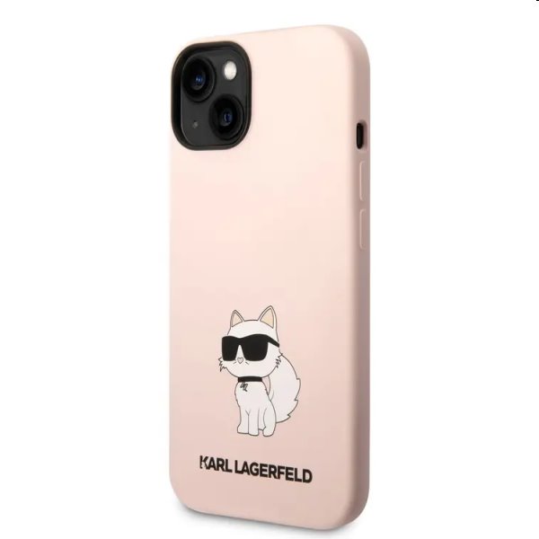 Zadný kryt Karl Lagerfeld Liquid Silicone Choupette NFT pre Apple iPhone 14, ružové 57983112414