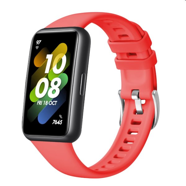 FIXED Silikónový remienok pre Huawei Band 7, červený FIXSSTB-1053-RD