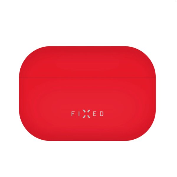 FIXED Silky Silikónové púzdro pre Apple AirPods Pro 2, červené