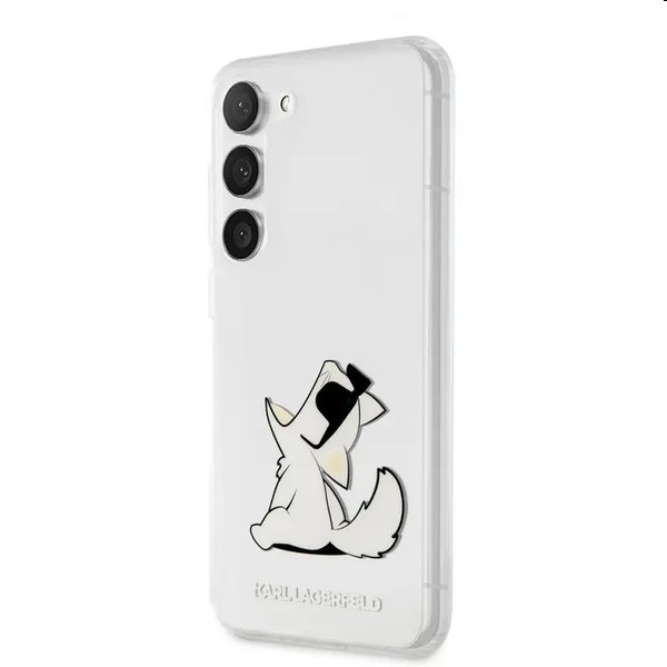 Puzdro Karl Lagerfeld PC/TPU Choupette Eat pre Samsung Galaxy S23 Plus, transparentné 57983112894