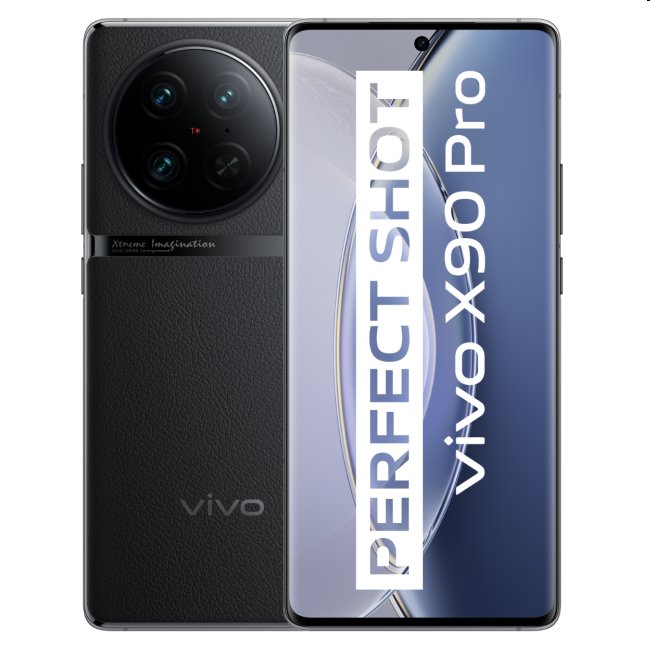 Vivo X90 Pro, 12/256GB, black, Trieda A – použité, záruka 12 mesiacov