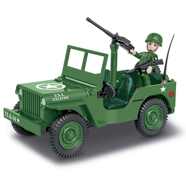 Cobi World War II osobné vozidlo Willys MB 1/4 TON 4x4