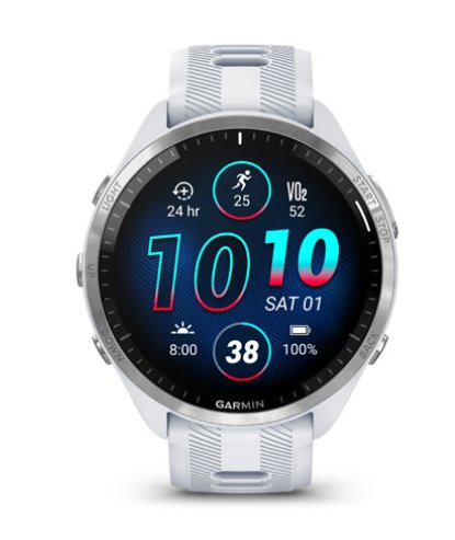 Garmin Forerunner 965, Whitestone/Powder Gray