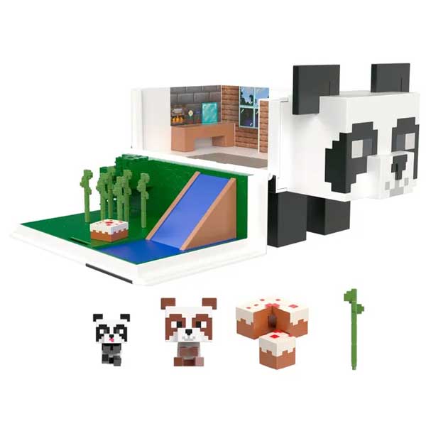 E-shop Mini Hobhead Panda Play Set (Minecraft)