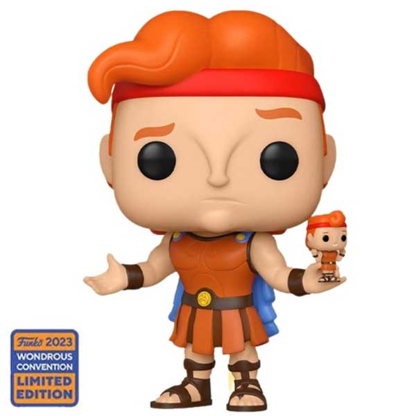 POP! Disney: Hercules with Action Figure 2023 Wondrous Convention Limited Edition POP-1329