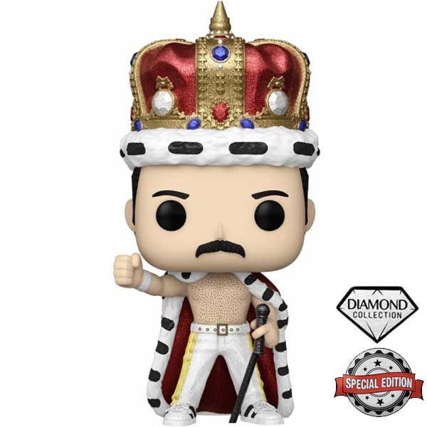 POP! Rocks: Freddie Mercury King (Queen) Diamond Special Edition - OPENBOX (Rozbalený tovar s plnou zárukou)