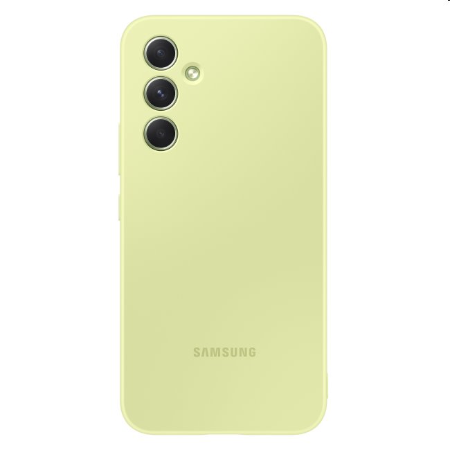 Puzdro Silicone Cover pre Samsung Galaxy A54 5G, lime EF-PA546TGEGWW