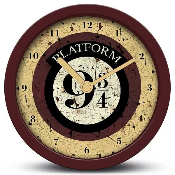 Stolné hodiny Platform 3/4 with Alarm (Harry Potter)