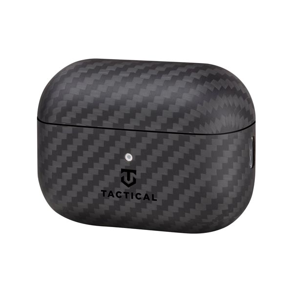 Kryt na slúchadlá Tactical Aramid Fiber Slim Airpods Pro 2, čierne