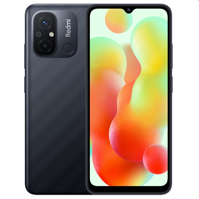 Xiaomi Redmi 12C, 4/128GB, Graphite Gray, nový tovar, neotvorené balenie