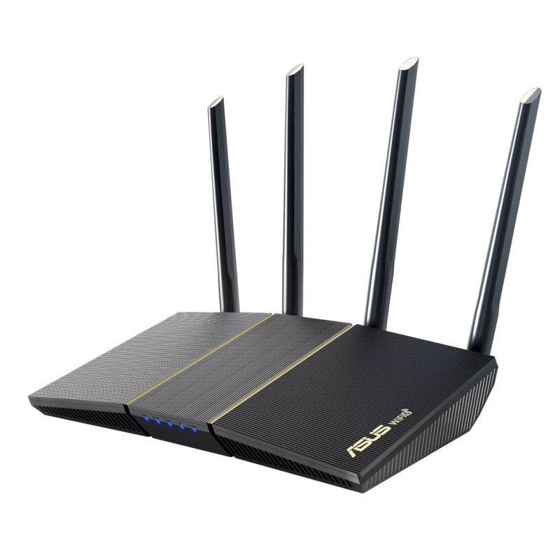 ASUS RT-AX57 (AX3000) Dual Band WiFi 6 Extendable Router, AiMESH 90IG06Z0-MO3C00